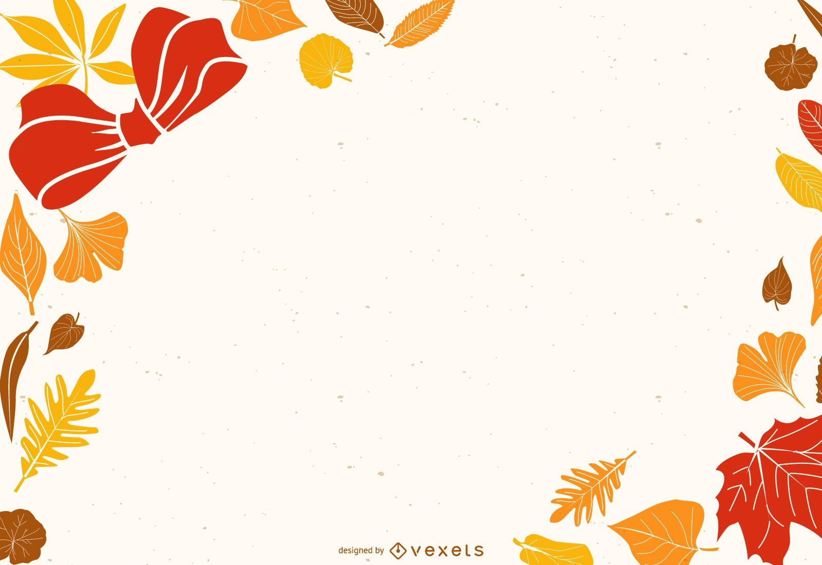 Beautiful Leaves Card Design