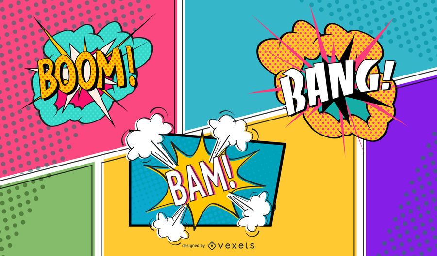 Comics Word Vector 3 Comics Word Vector 3