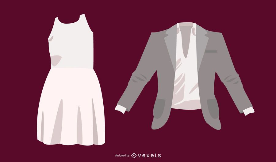 Vector de plantilla de ropa 19 Vector de plantilla de ropa 19