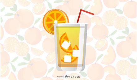 Vetor de bebidas de verão picantes