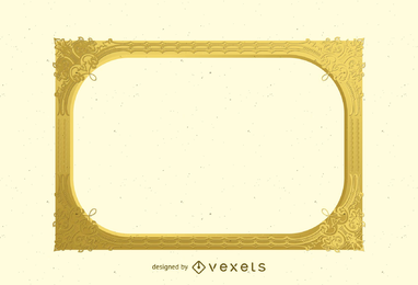 Gold Frame Vector