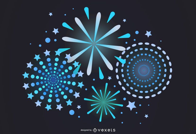 Vector 7 Brilliant Fireworks Fireworks Vector 7 Brilliant Fireworks Fireworks