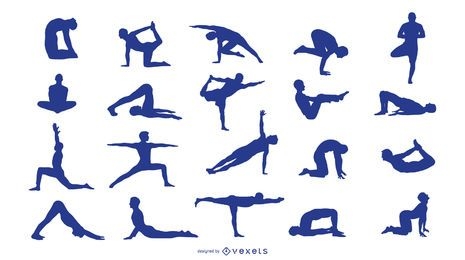 Siluetas de yoga