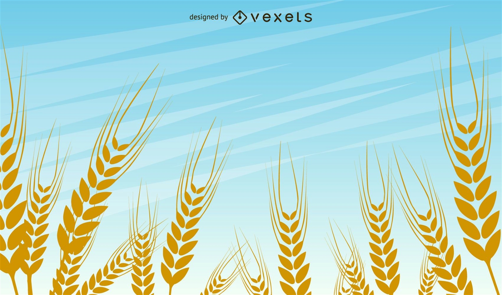 Wheat Field Vector Design