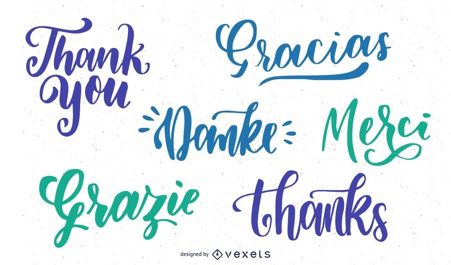 Say Thanks Text Poster Say Thanks Text Poster