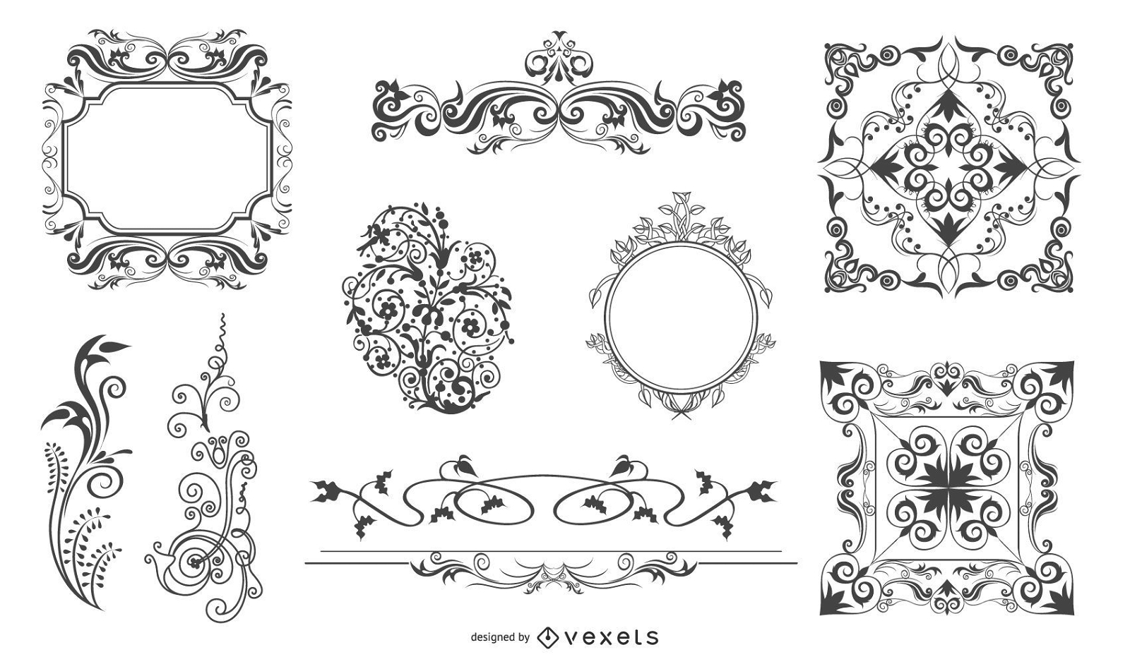 Elementos de Design Ornamental Vector
