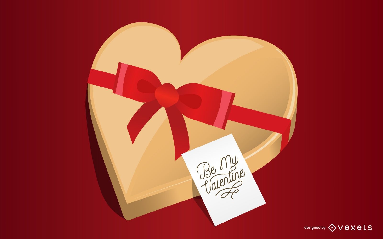 Valentines chocolate box