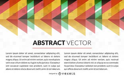 Dreieck Business Banner Vorlage