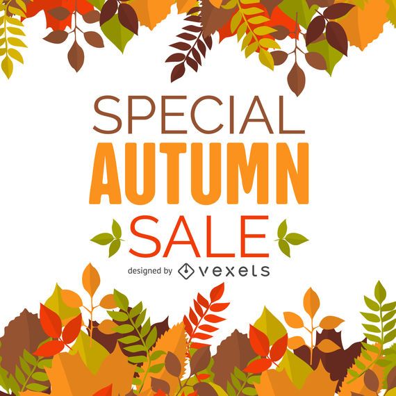 Autumn sale frame banner Autumn sale frame banner
