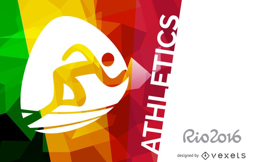 Banner de atletismo Rio 2016 Banner de atletismo Rio 2016