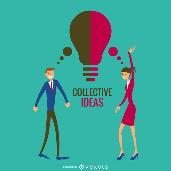 Ilustración de ideas de equipo Ilustración de ideas de equipo