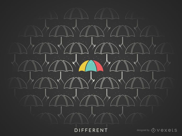 Different concept illustration Different concept illustration