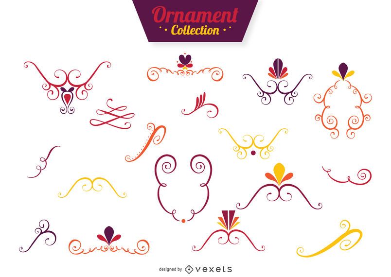 Decorative swirls collection Decorative swirls collection