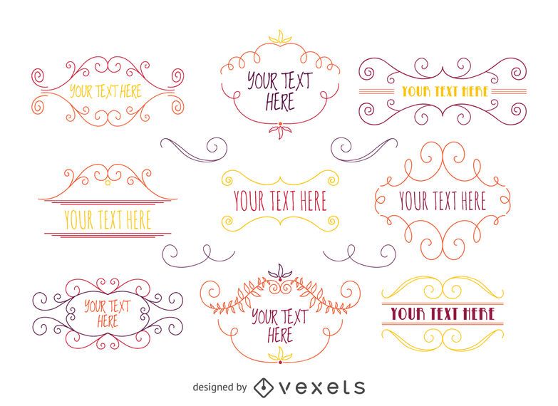 Vintage label and sign set Vintage label and sign set
