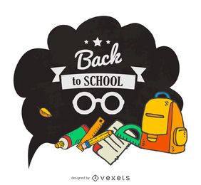 Burbuja de diálogo de regreso a la escuela Burbuja de diálogo de regreso a la escuela