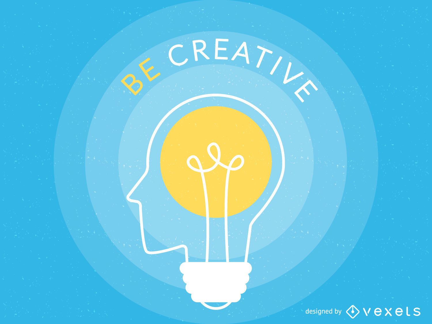 Creativity illustration poster