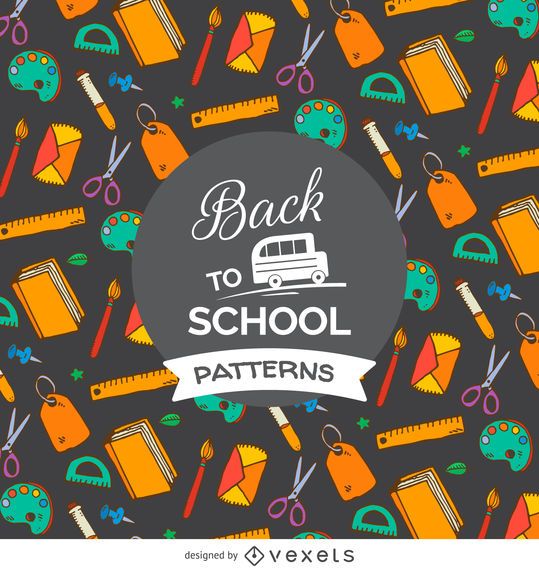 Back to school pattern Back to school pattern