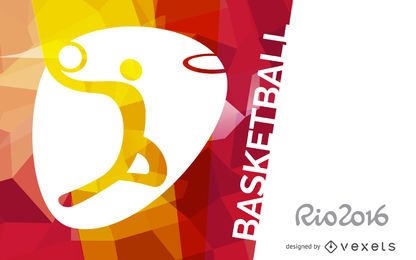 Rio 2016 basketball banner