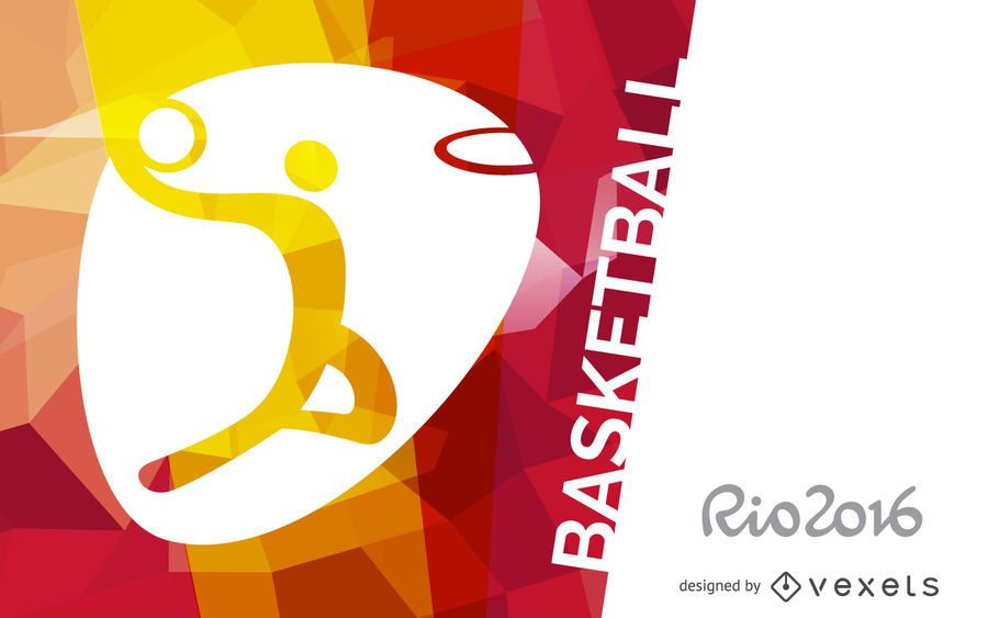 Banner de basquete do Rio 2016 Banner de basquete do Rio 2016