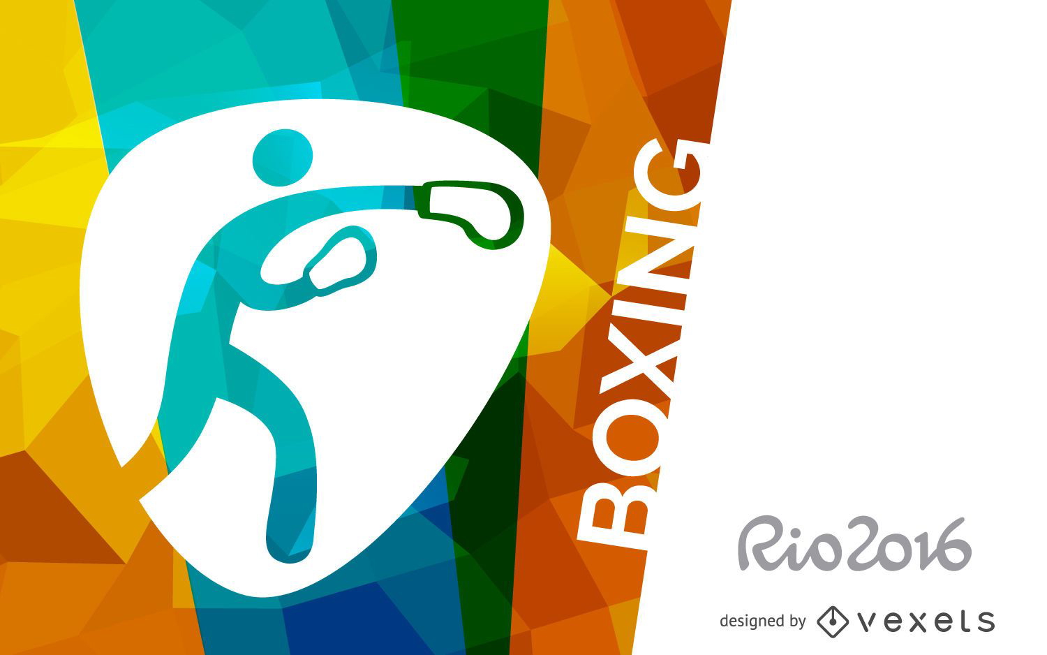 Bandeira de boxe Rio 2016