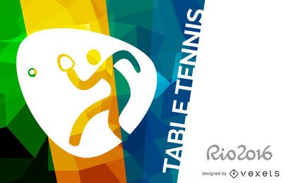 Banner de tenis de mesa Rio 2016 Banner de tenis de mesa Rio 2016