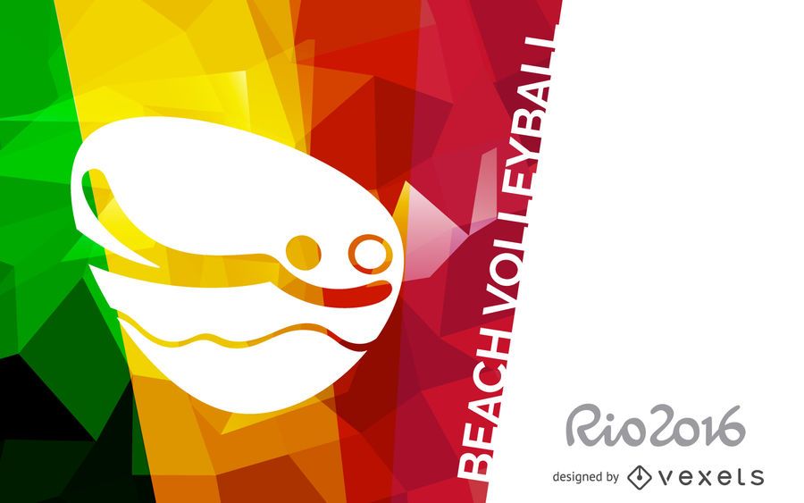 Bandeira de vôlei de praia do Rio 2016 Bandeira de vôlei de praia do Rio 2016