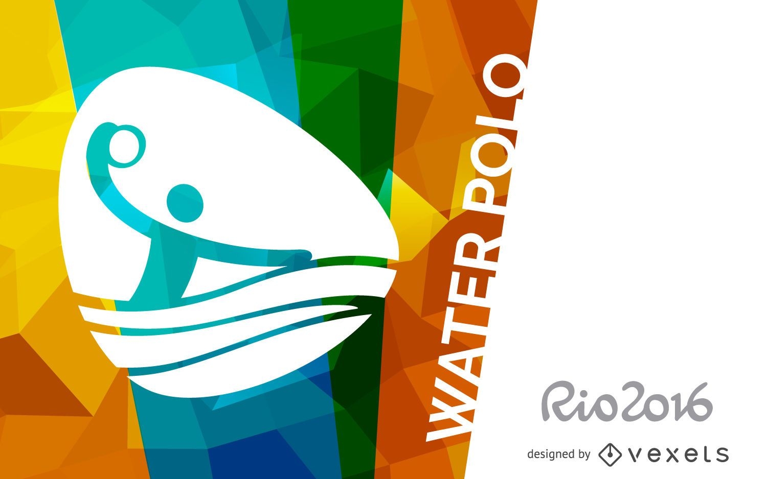Rio 2016 water polo poster