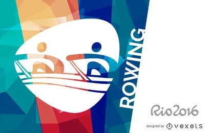 Bandeira de remo Rio 2016