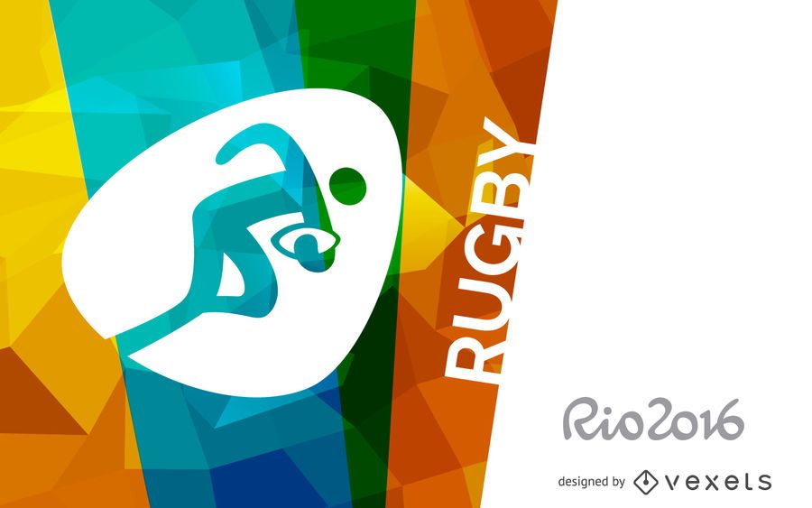 Banner de rúgbi do Rio 2016 Banner de rúgbi do Rio 2016