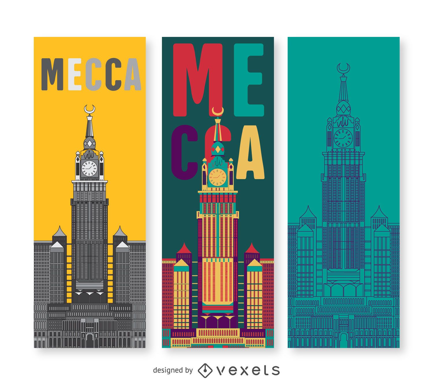 Mecca banner set