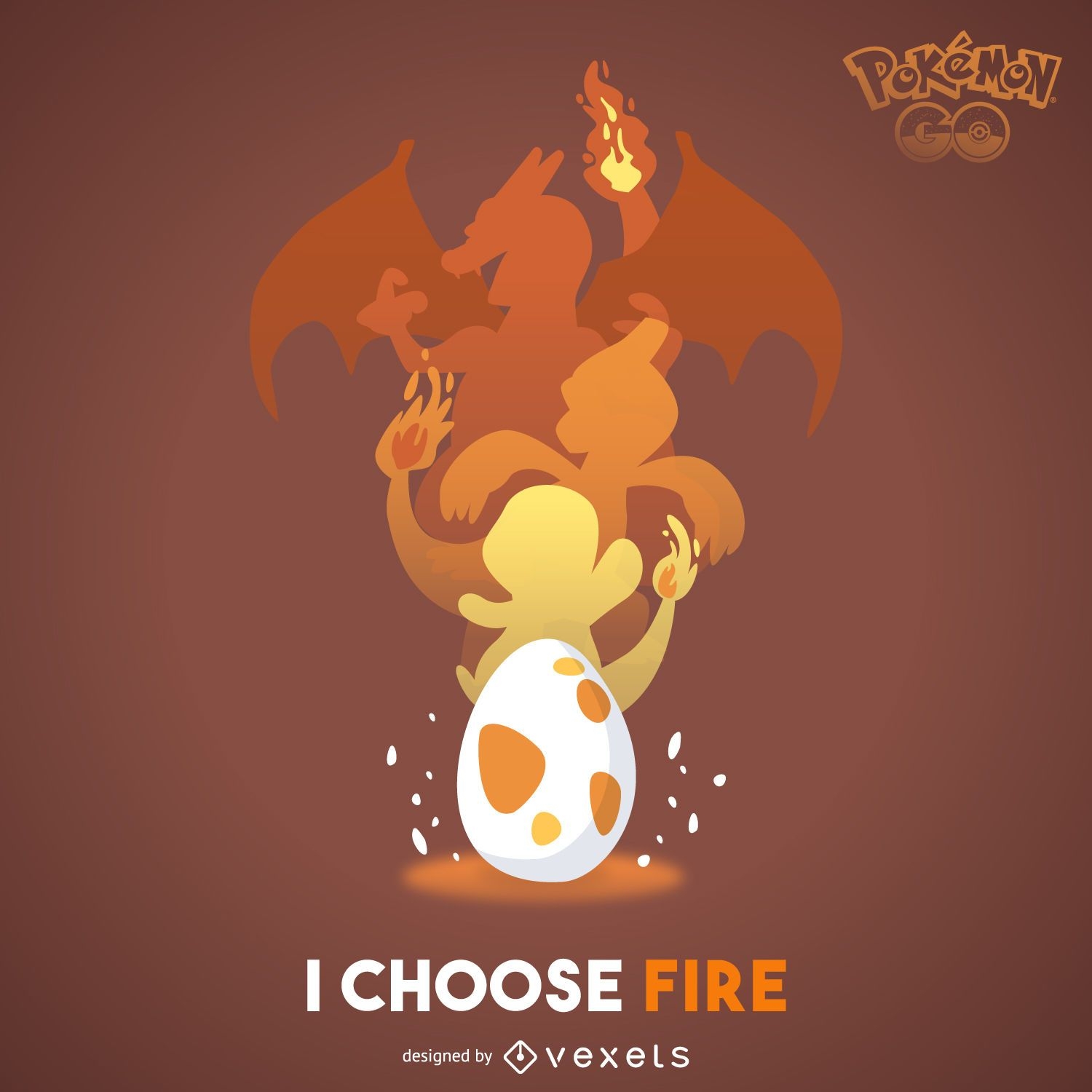 Feuer Pokémon Poster