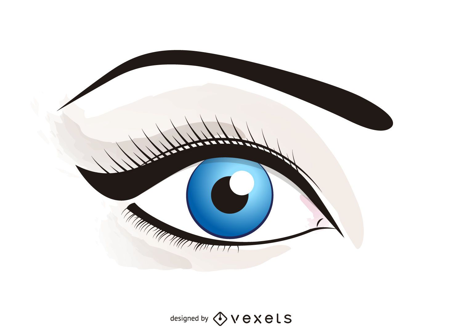 Anime eyes image.ai Royalty Free Stock SVG Vector