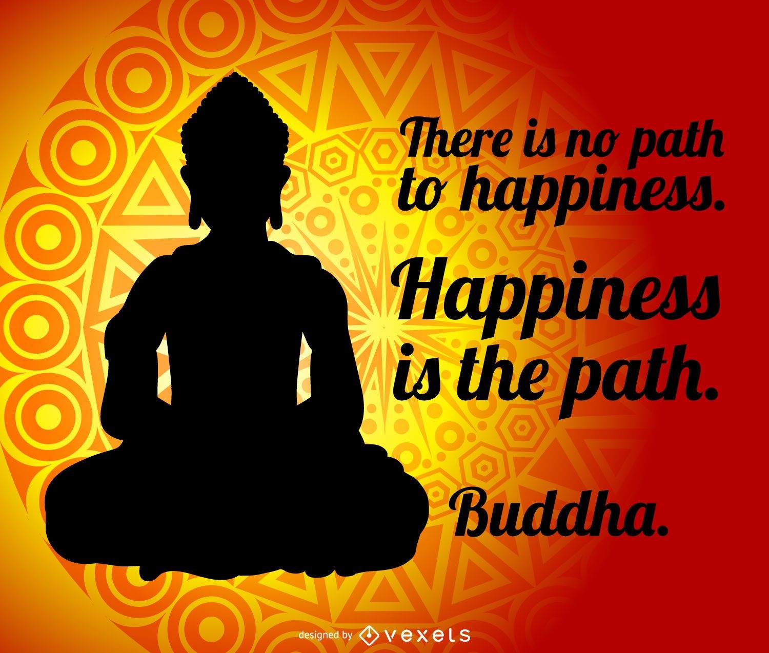 Buddha Zitat Poster