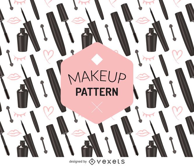 Patrón de maquillaje sin costuras Patrón de maquillaje sin costuras