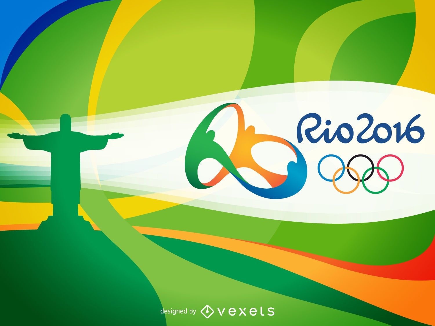 Rio 2016 wave banner