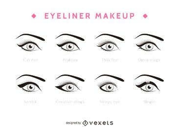 Tipos de conjunto eyeliner