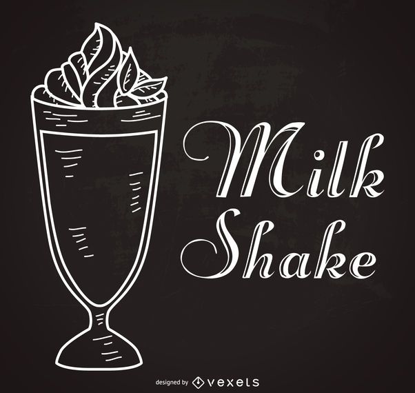 Vintage milkshake poster Vintage milkshake poster