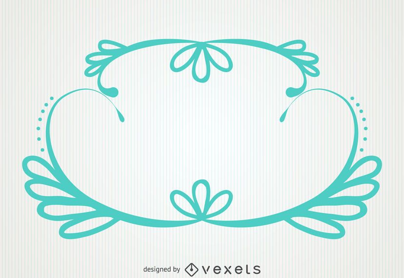 Marco verde pastel ornamental Marco verde pastel ornamental