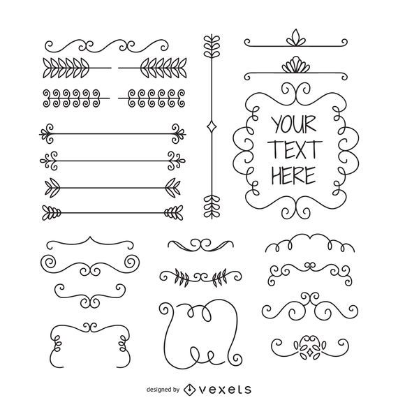 Doodle Ornament Set Doodle Ornament Set