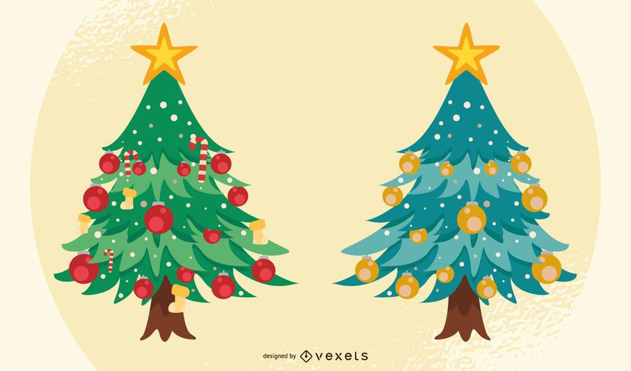 Christmas trees vector Christmas trees vector
