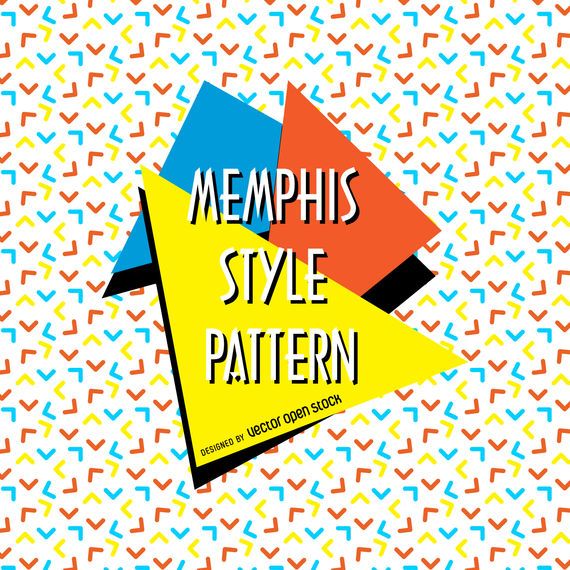Padrão de memphis de flechas Padrão de memphis de flechas