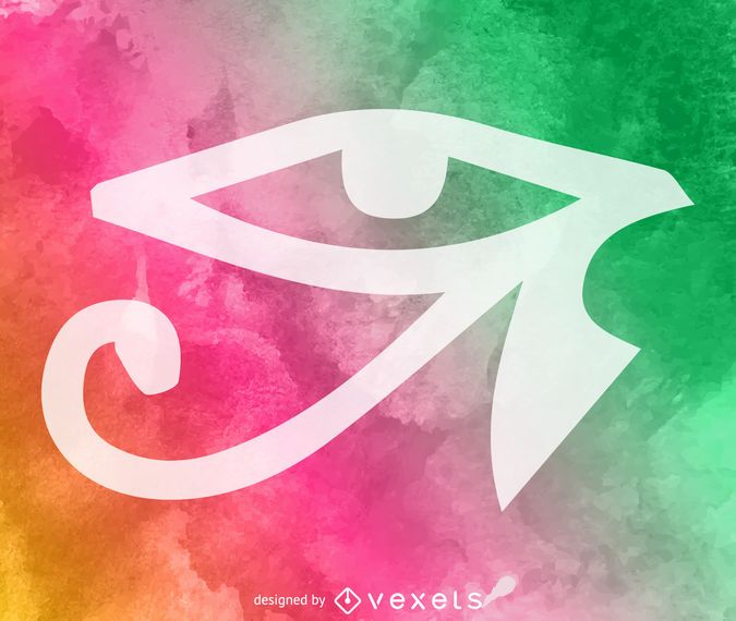 Watercolor Eye of Horus Watercolor Eye of Horus