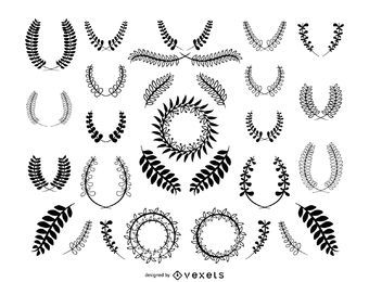 Decorative wreath collection