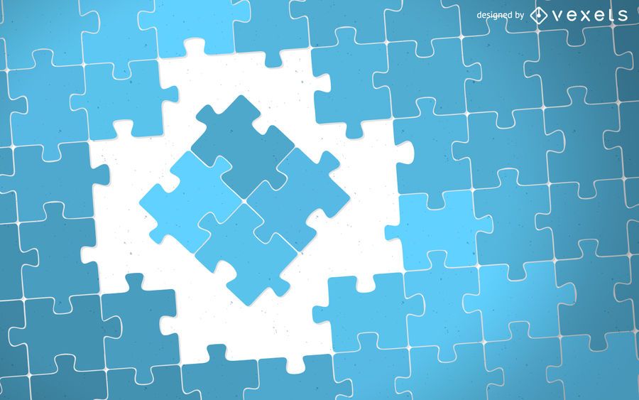 Concept puzzle pieces illustration Concept puzzle pieces illustration