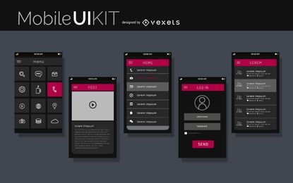 Kit de interface de usuário móvel