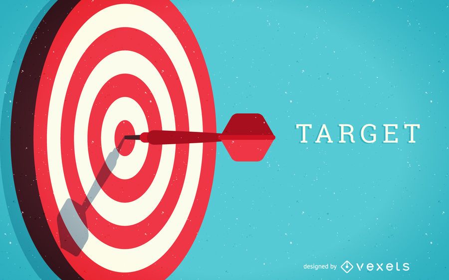 Target concept illustration Target concept illustration