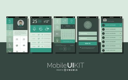 Mobile UI Interface Kit
