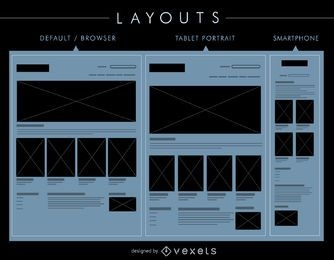 UI layouts set