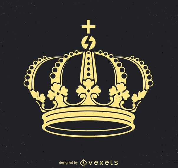 Download Flat Royal Crown Illustration - Vector Download