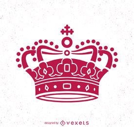 Pink crown illustration Pink crown illustration